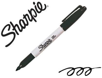 Rotulador Sharpie punta fina tinta negra